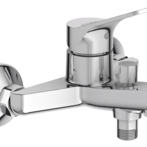 Brive wall-mounted bath shower mixer with fittings ref. E75766-CP. Get the best industrial and construction materials at Nigeria-Materiels.com. We deliver excellence in every order.