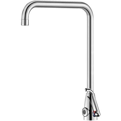 Electronic basin mixer with movable spout, mains powered Tempomatic MIX PRO ref. 495253. Explore our range of electrical and construction products at Nigeria-Materiels.com. We deliver quality and reliability.