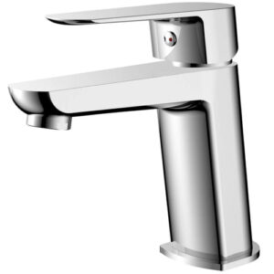 Concerto'D C3 chrome washbasin mixer - brass pop-up waste body. Shop for premium plumbing and electrical products at Nigeria-Materiels.com. We deliver quality and reliability.