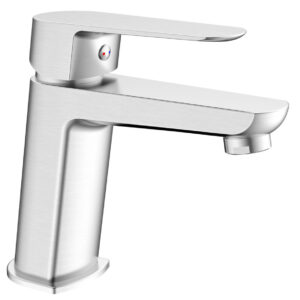 ALTERNA CONCERTO'D C3 washbasin mixer, brushed stainless steel finish - brass waste. Nigeria-Materiels.com is your go-to source for plumbing and hardware supplies. Enjoy a seamless shopping experience.