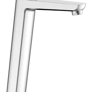 ALTERNA CONCERTO'D C3 raised washbasin mixer, brushed stainless steel finish - brass waste. Nigeria-Materiels.com provides premium electrical and industrial materials. Your projects deserve the best.