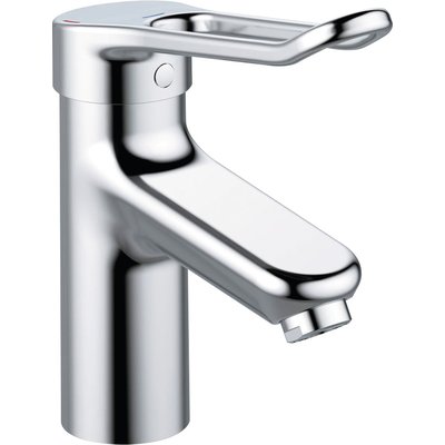 OKYRIS PRO washbasin mixer tap with openwork handle without pull rod or waste ref. D2464AA. Explore our collection of electrical and construction supplies at Nigeria-Materiels.com. We are your reliable partner.