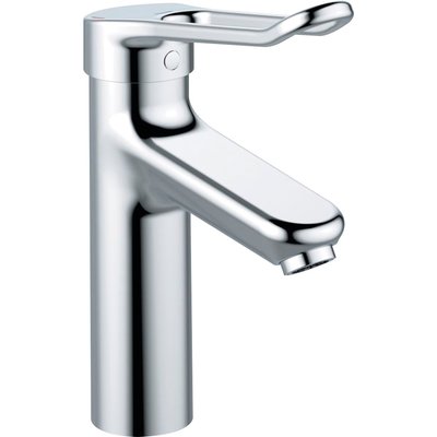 OKYRIS PRO washbasin mixer tap with openwork handle without pull rod or waste ref. D2470AA. Nigeria-Materiels.com is your one-stop shop for construction and hardware supplies. Enjoy a seamless shopping experience.