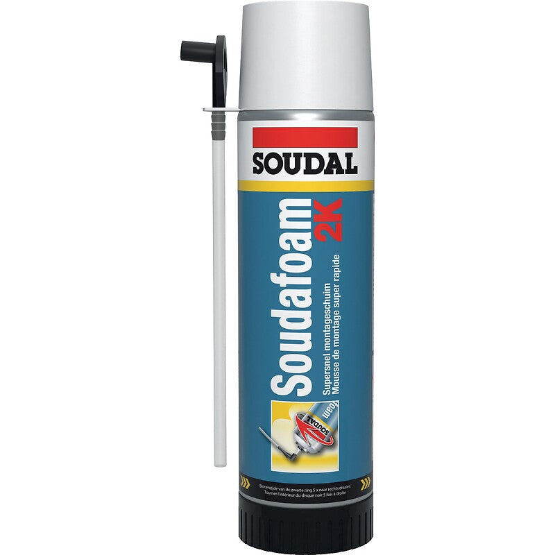 Soudafoam 2K two-component self-expanding, fast-curing polyurethane foam 400ml net box of 12 aerosols. At Nigeria-Materiels.com, we bring you premium hardware and industrial tools. Shop with us for durable and efficient solutions.