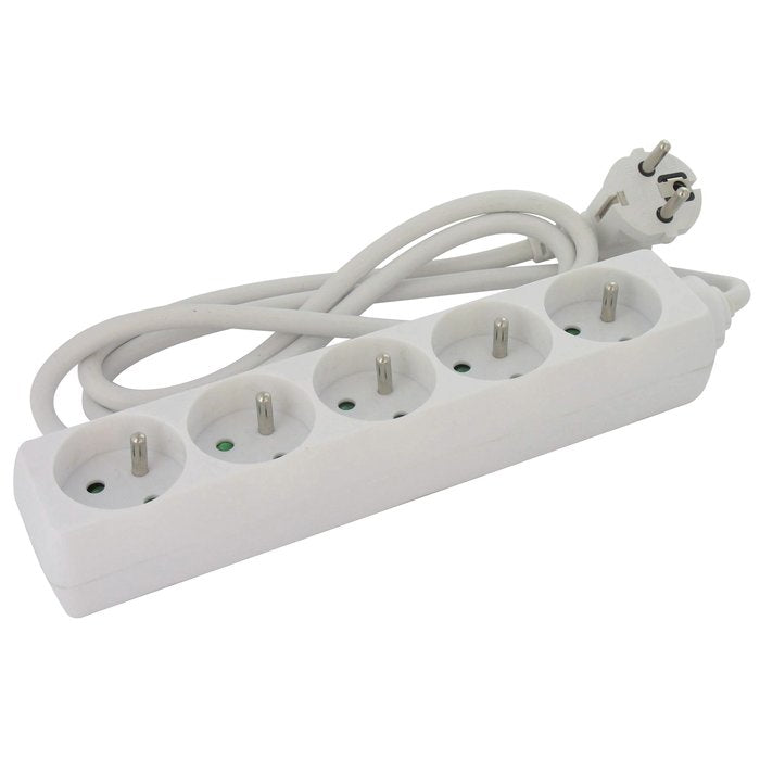 MULTIPRISES 5X 2P+T. Your go-to online store for electrical and construction materials is Nigeria-Materiels.com. We ensure quality and affordability.