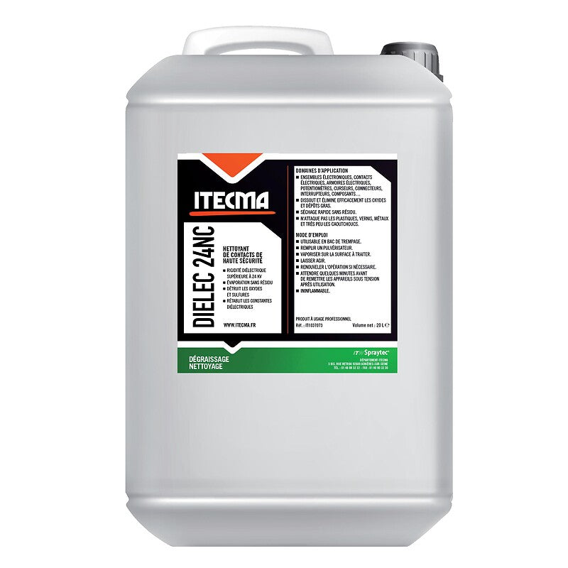 Dielec 24NC high security contact cleaner 20 litre can. Nigeria-Materiels.com offers high-quality hardware and industrial tools. Trust us for all your project needs.