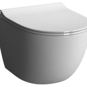 ALTERNA Daily O2 rimless wall-hung toilet pack with Slim cover seat and detachable soft close, Ref.7748C003-6115. Find reliable construction and plumbing products at Nigeria-Materiels.com. We make your projects easier and more efficient.