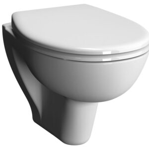 Aquarius short rimless wall-hung toilet pack with soft-close seat. Find durable construction and plumbing supplies at Nigeria-Materiels.com. We are committed to your success.