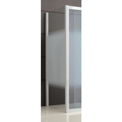 JAZZ shower screen + fixed 80 cm in frosted glass matt silver Ref. L13JPF08090. Nigeria-Materiels.com is your trusted partner for industrial and plumbing needs. Shop with us for reliable solutions.