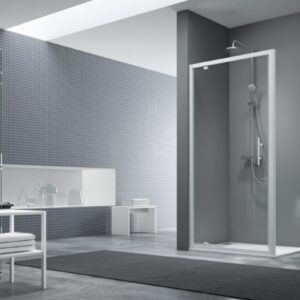 Shower screen Aquarius 2, ALTERNA, front access, space-saving pivot door 70 cm. Discover top-quality hardware and industrial tools at Nigeria-Materiels.com. We are here to support your projects.