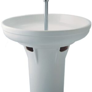 PORCHER circular washbasin base, height 50 cm, white, Ref.P200201. Nigeria-Materiels.com is dedicated to providing top-notch electrical and construction supplies. Shop with confidence and ease.