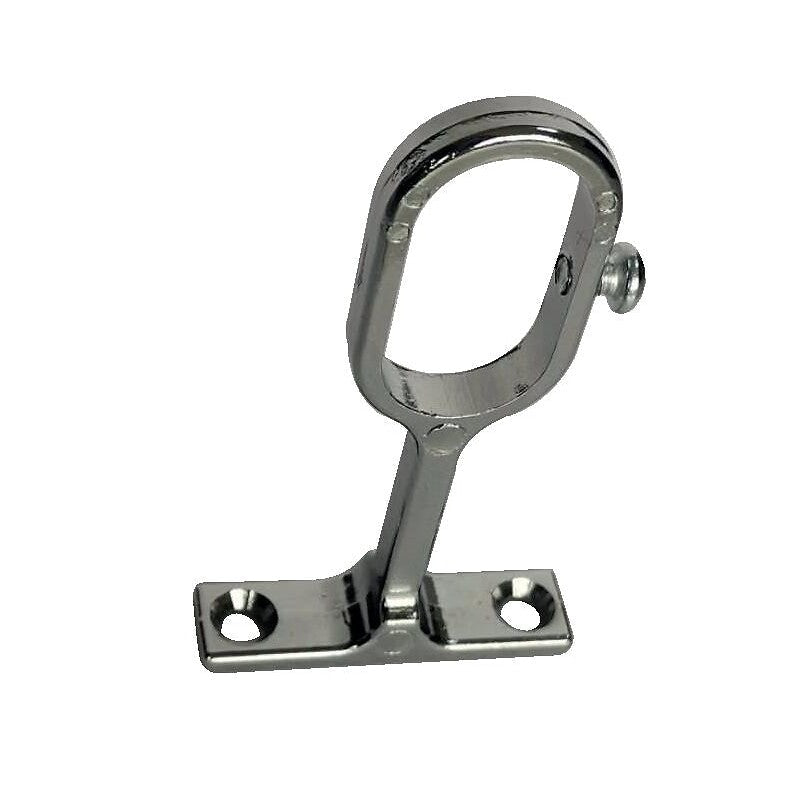 Tahaa oval zamak chrome-plated hooks with screws for 30 x 15 mm wardrobe tubes. Find reliable industrial and plumbing supplies at Nigeria-Materiels.com. We make your projects easier and more efficient.