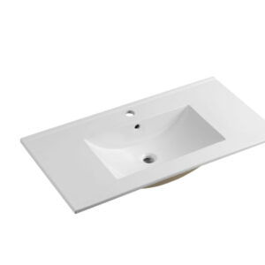 Concerto 90 cm ceramic plan centered basin. Discover premium industrial and plumbing products at Nigeria-Materiels.com. We deliver excellence in every order.