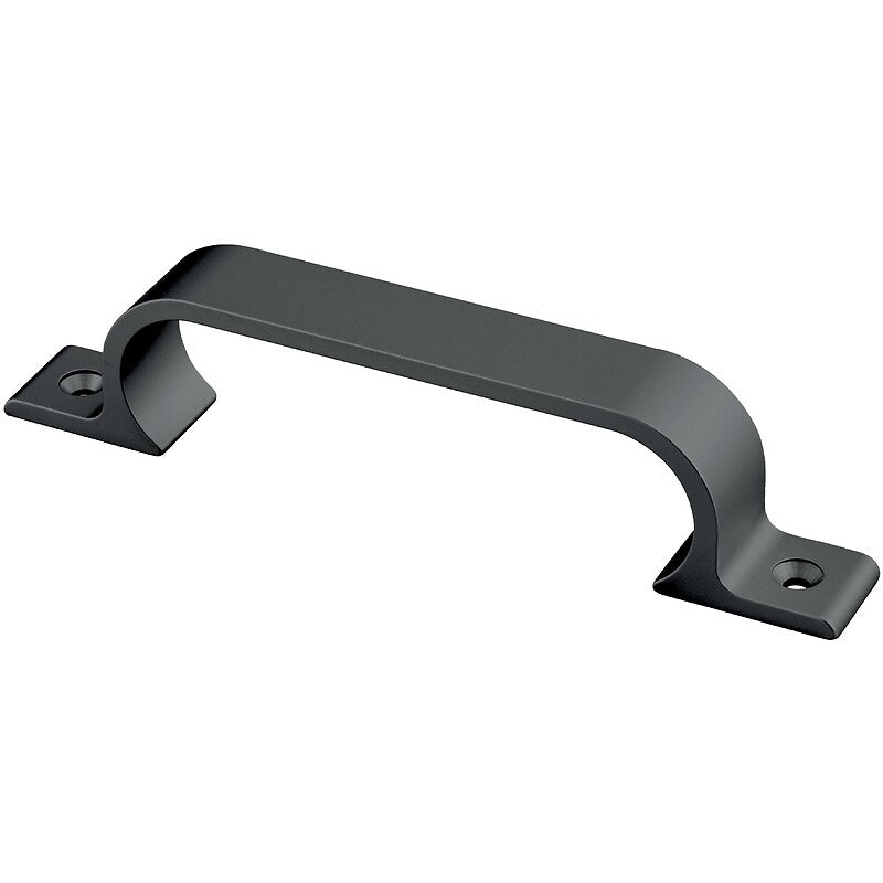 Aluminum tab handle 4232/4233 - center distance 128 mm - matte black finish. Find durable industrial and electrical materials at Nigeria-Materiels.com. We are committed to excellence.