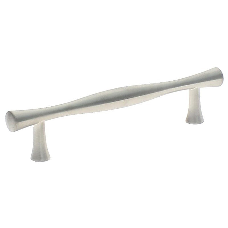 Zamak stick handle with matt chrome finish - length 130 mm, center distance 96 mm - 7061. Discover the best in plumbing and electrical supplies at Nigeria-Materiels.com. We provide reliable products for all your construction needs.