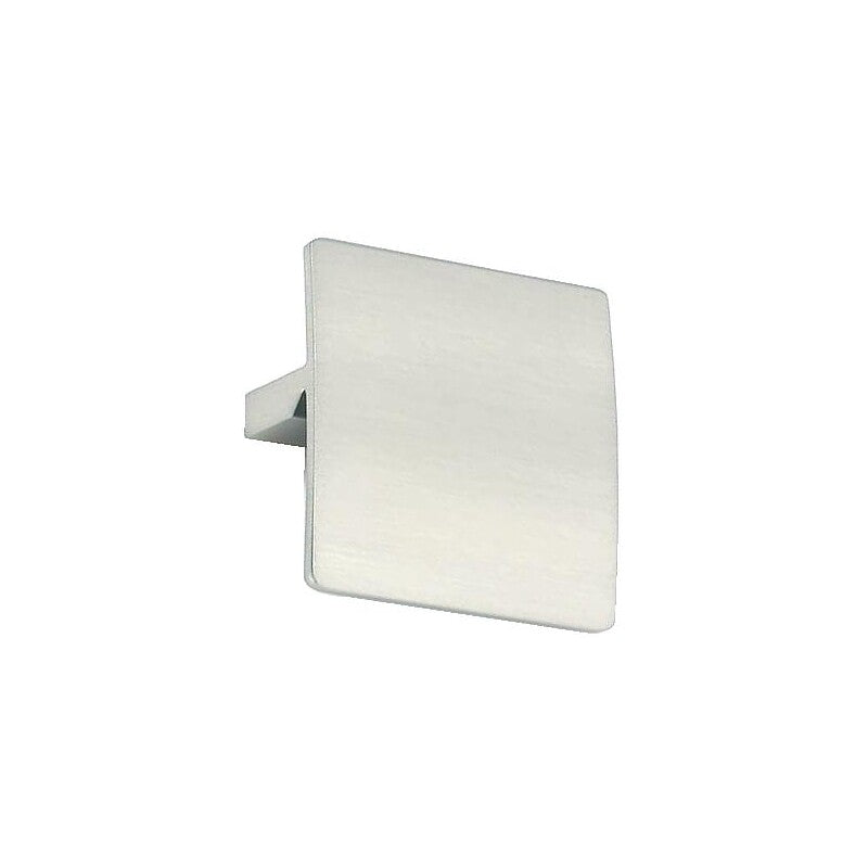 Square aluminum handle with satin stainless steel finish - 60 x 60 mm, center distance 32 mm - Prisma. Nigeria-Materiels.com provides premium electrical and industrial materials. Your projects deserve the best.