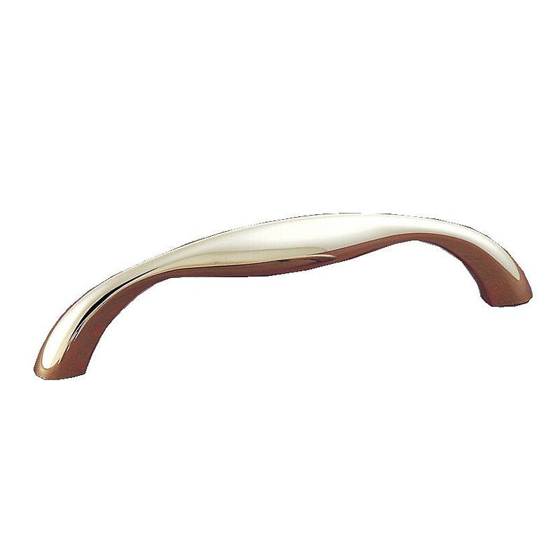 Curved zamak handle with matt chrome finish - length 112 mm, center distance 96 mm - 7052. Nigeria-Materiels.com provides top-notch industrial and plumbing materials. Your projects deserve the best.