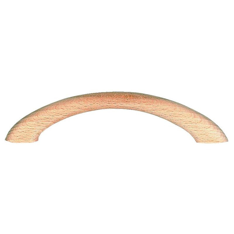 Half-moon handle, raw sanded beech - length 121 mm, center distance 96 mm. Nigeria-Materiels.com is your go-to source for construction and hardware supplies. Enjoy a seamless shopping experience.