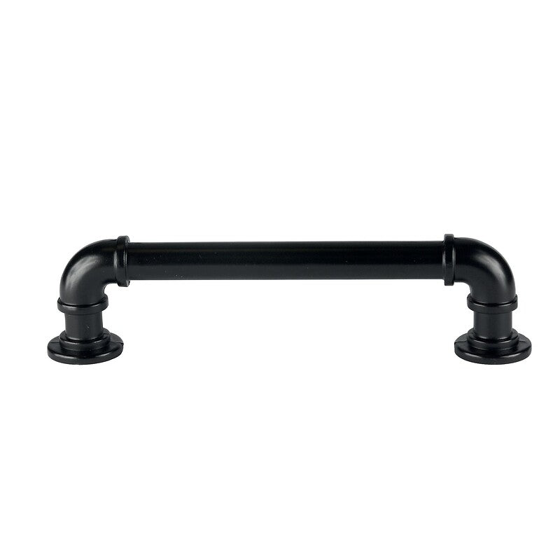 Industrial aluminum handle - center distance 128 mm - length 152 mm height 36 mm depth 24 mm - matte black. Find reliable construction and plumbing products at Nigeria-Materiels.com. We make your projects easier and more efficient.