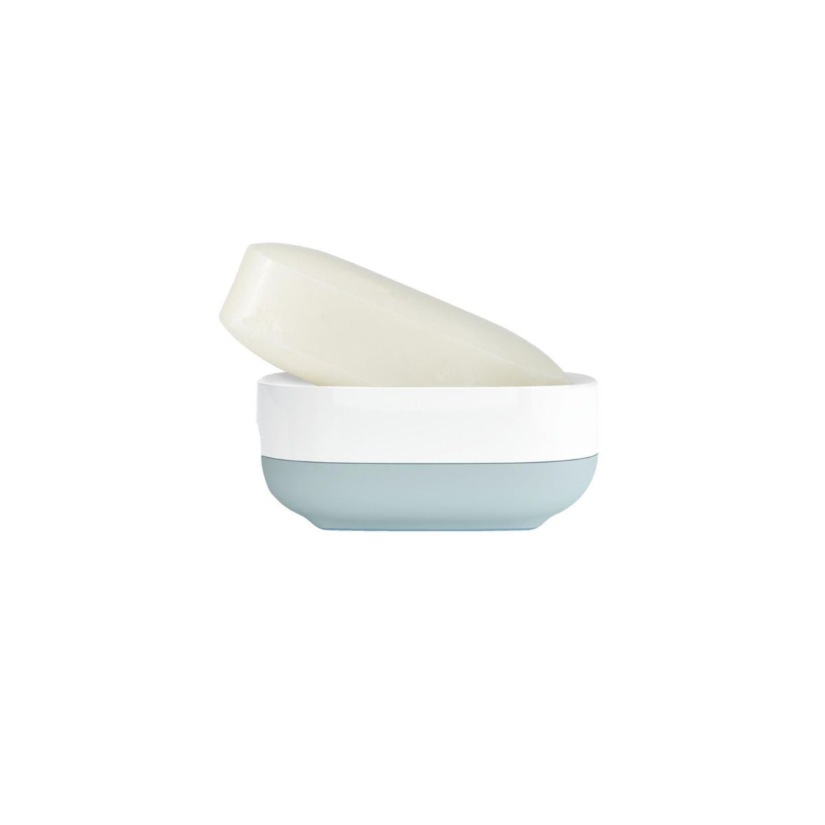 JOSEPH JOSEPH SLIM white blue compact soap dish Ref. 70502. Find the best plumbing and construction materials at Nigeria-Materiels.com. We are your trusted partner.