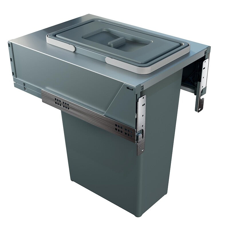 Block 2.0 large capacity waste bin - front fixing - depth 470 mm - body width 300 mm - 35 litre bin. Find reliable hardware and plumbing materials at Nigeria-Materiels.com. We are here to support your goals.