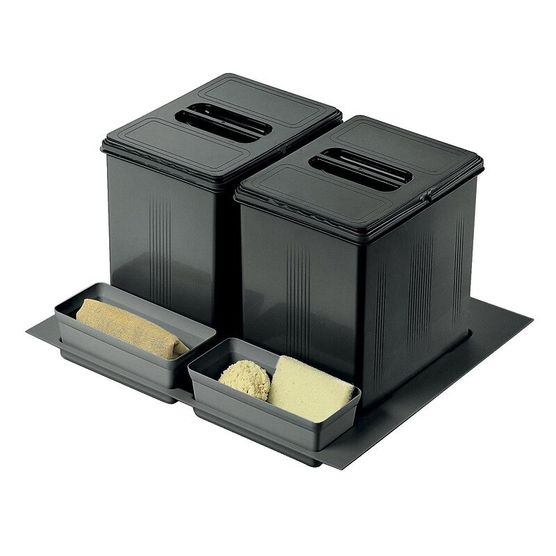 2-bin drawer bin - 2 x 15 litres. Nigeria-Materiels.com offers a wide selection of electrical and construction products. Quality and affordability guaranteed.