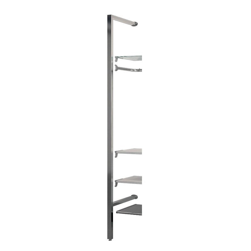 Swing support profile - height 2400 mm - 2 arms depth 470 mm - chrome finish. Discover the best industrial and plumbing supplies at Nigeria-Materiels.com. We are your trusted partner.