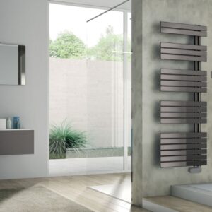 ALTERNA Concerto asymmetrical electric towel radiator 1054 x 550 mm grey 500 W. Find durable industrial and electrical materials at Nigeria-Materiels.com. We are committed to excellence.