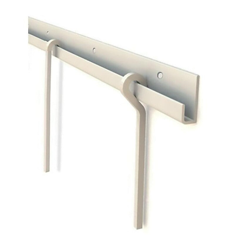 P24 aluminium picture rail - length 4 m - drilled - white epoxy finish. Nigeria-Materiels.com offers top-quality hardware and construction materials. Find everything you need for your projects in one place.