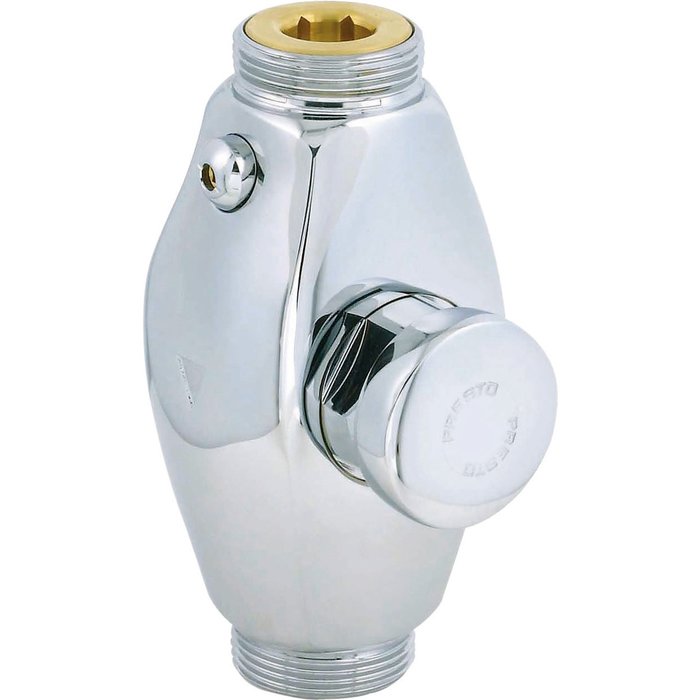 PRESTO ECLAIR XL flush valve, with stopcock ref. 13012. Find the best plumbing and construction materials at Nigeria-Materiels.com. We are your trusted partner.