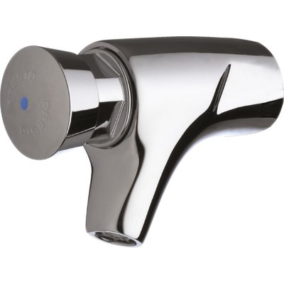 PRESTO 504 single basin tap, wall-mounted, cold water, 15 x 21, chrome ref. 63000. At Nigeria-Materiels.com, we provide reliable and durable construction materials. Explore our wide range of hardware and industrial products.