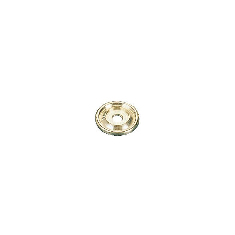 Rosette Ø 30 for button 1026 and 1029 polished brass - 2424. Find the best plumbing and construction materials at Nigeria-Materiels.com. We are your trusted partner.