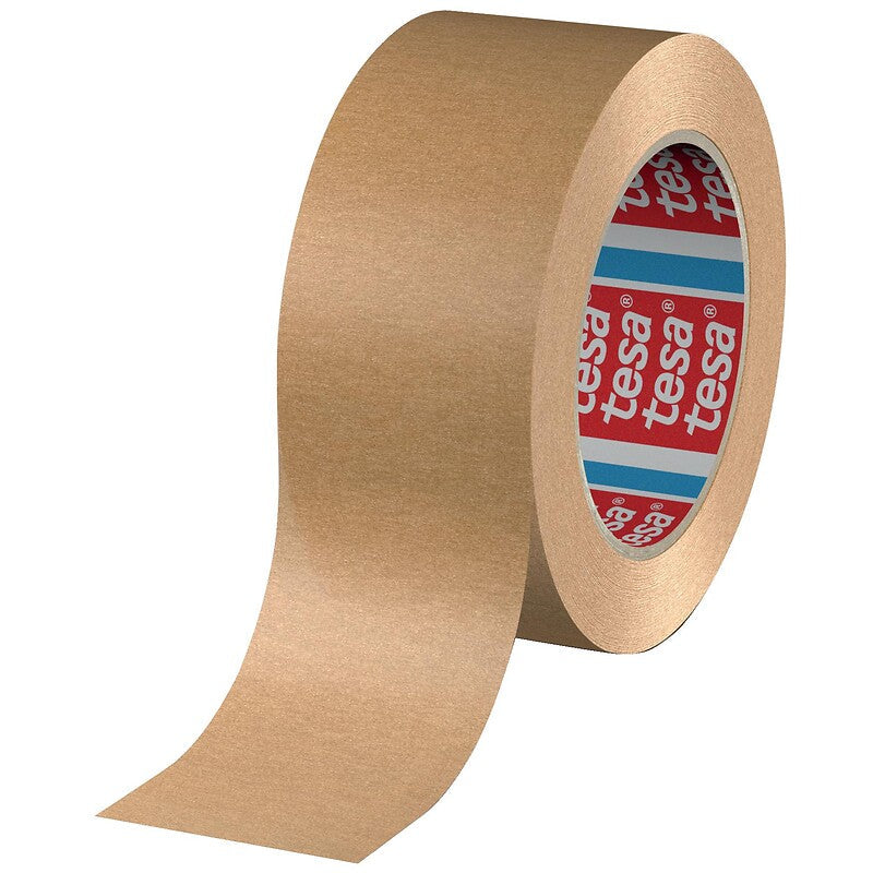 Carton sealing tape 4713 natural rubber mass solvent-free Recyclable FSC certified 50mx50mm chamois. Nigeria-Materiels.com provides top-notch electrical and construction materials. Your projects deserve the best.