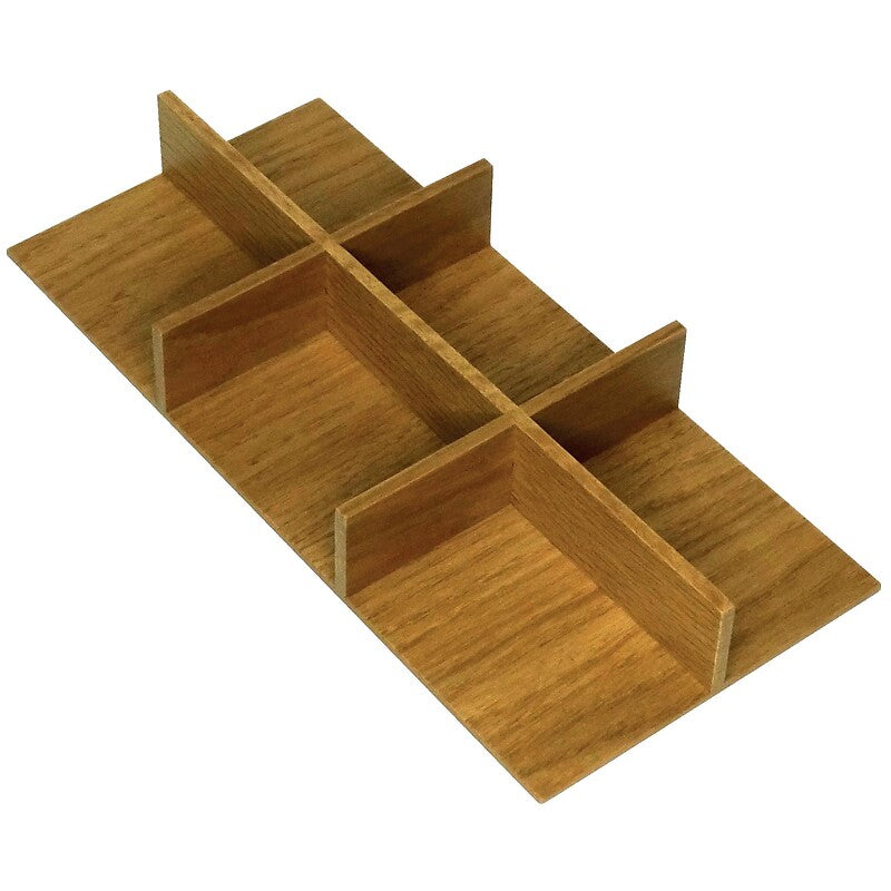 Fineline wooden cross divider - 174.5 x 324 x 45 - 6 compartments - light oak finish. Nigeria-Materiels.com offers a comprehensive selection of industrial and construction materials. Your success is our priority.