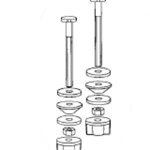 SIAMP screw bag for bowl and tank fixings ref. 34504120. Nigeria-Materiels.com provides premium hardware and industrial supplies. Trust us for all your construction needs.