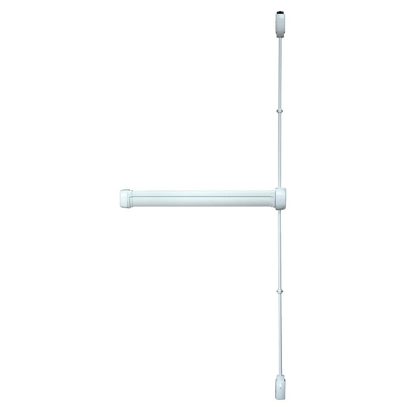 2-point anti-panic lock, top and bottom, length 1165 mm, white color. Nigeria-Materiels.com provides a comprehensive range of industrial and plumbing materials. Your satisfaction is guaranteed.