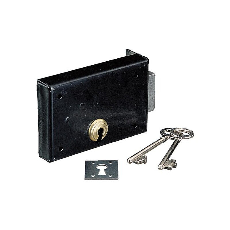 Unpickable horizontal surface-mounted lock - Deadbolt - 2 left-handed tumblers. Get the best construction and hardware products at Nigeria-Materiels.com. We deliver quality and value.