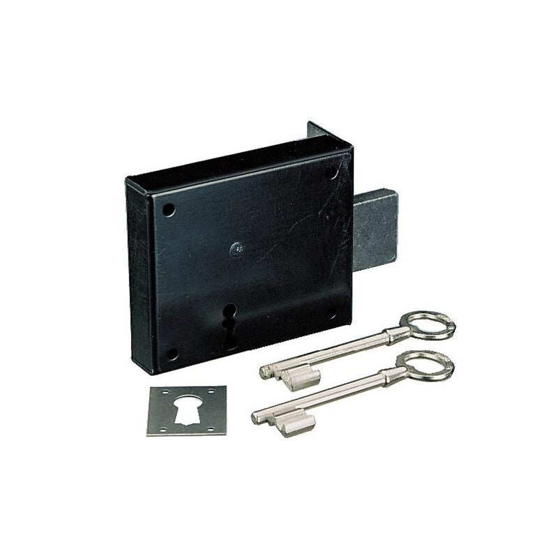 Horizontal surface-mounted lock - Deadbolt - Right-handed tumbler. Find durable construction and plumbing supplies at Nigeria-Materiels.com. We are committed to your success.