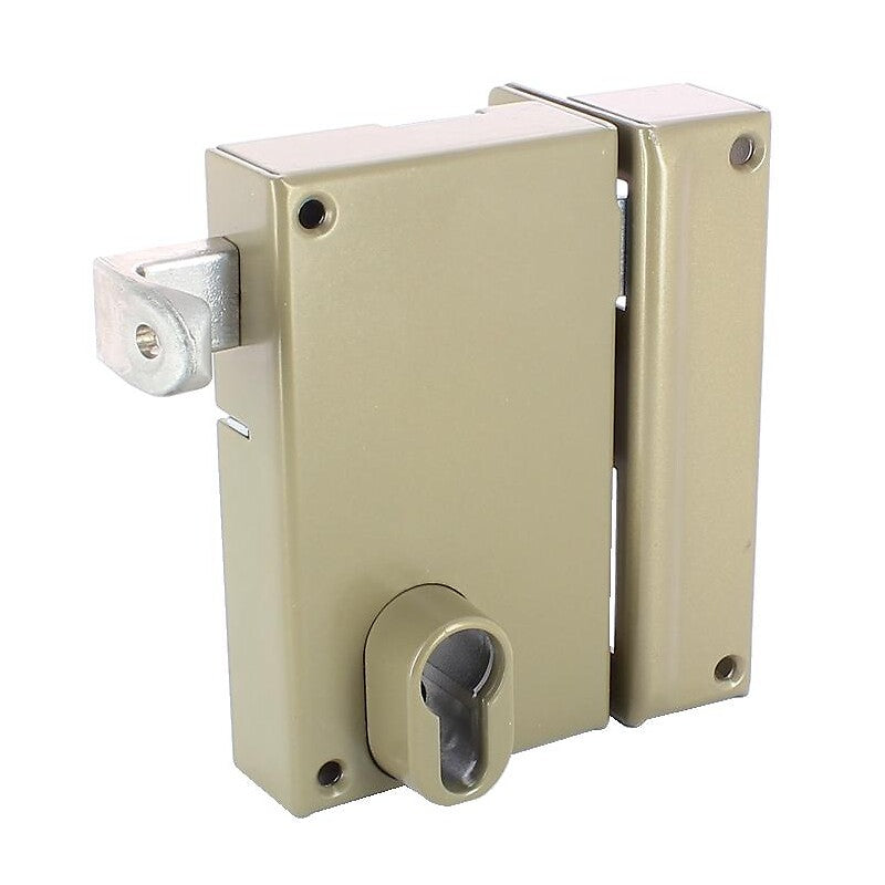 Vertical surface-mounted pull lock - Deadbolt and half-turn - With European cylinder - 7215 right hand. Find durable electrical and construction supplies at Nigeria-Materiels.com. We are committed to your success.