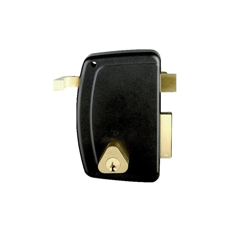 Vertical surface-mounted pull lock - Deadbolt and half-turn - Round cylinder - Right-hand match. Shop for reliable hardware and industrial supplies at Nigeria-Materiels.com. We are here to support your goals.