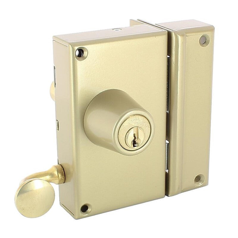 Vertical surface-mounted pull lock - Deadbolt and half-turn - Round cylinder - VEGA 1210 right hand. Nigeria-Materiels.com offers a wide range of hardware and electrical products. Quality and affordability guaranteed.