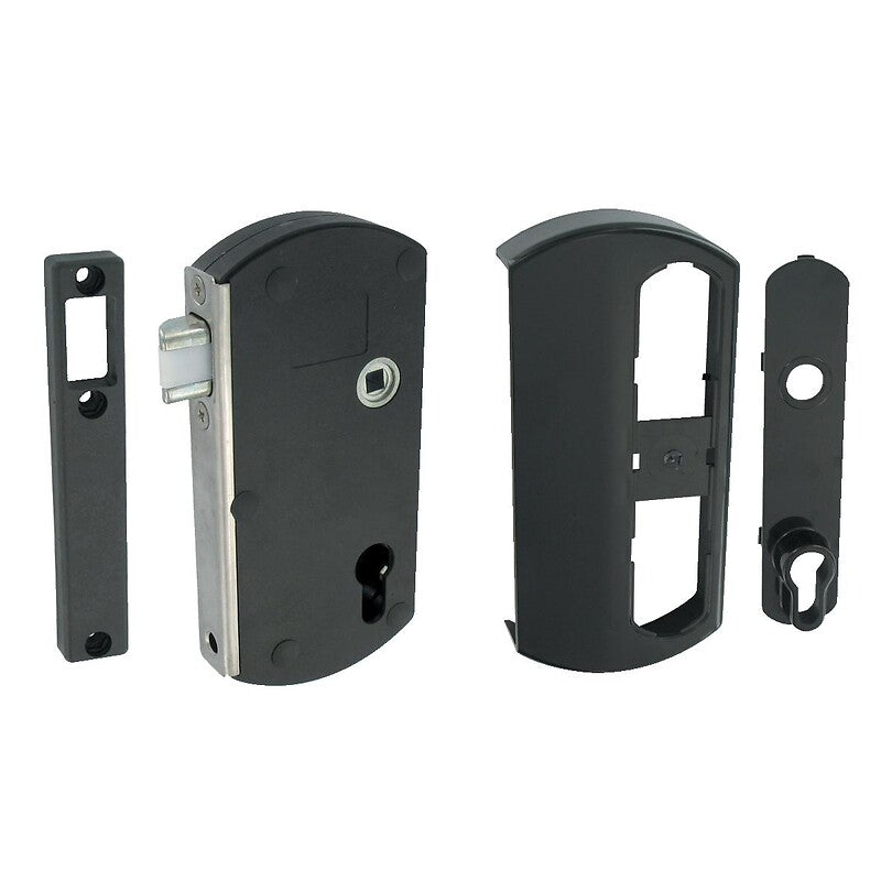 GATE LOCK (KIT) BLACK. Get the best industrial and construction materials at Nigeria-Materiels.com. We deliver excellence in every order.