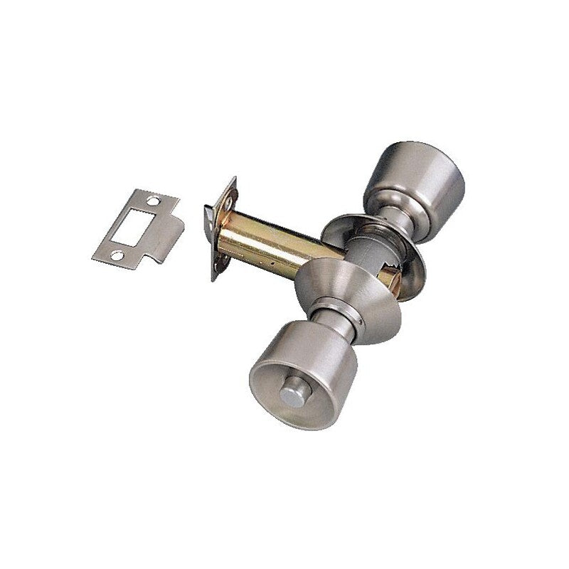 Tubular latch lock with V 6300 locking mechanism, polished brass finish. Explore our collection of construction and plumbing products at Nigeria-Materiels.com. We deliver excellence in every order.