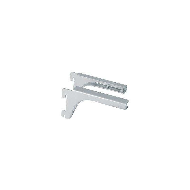 Shelf support for Swing profile - glass shelf - depth 120 mm - matt silver finish. Find the best plumbing and construction materials at Nigeria-Materiels.com. We are your trusted partner.