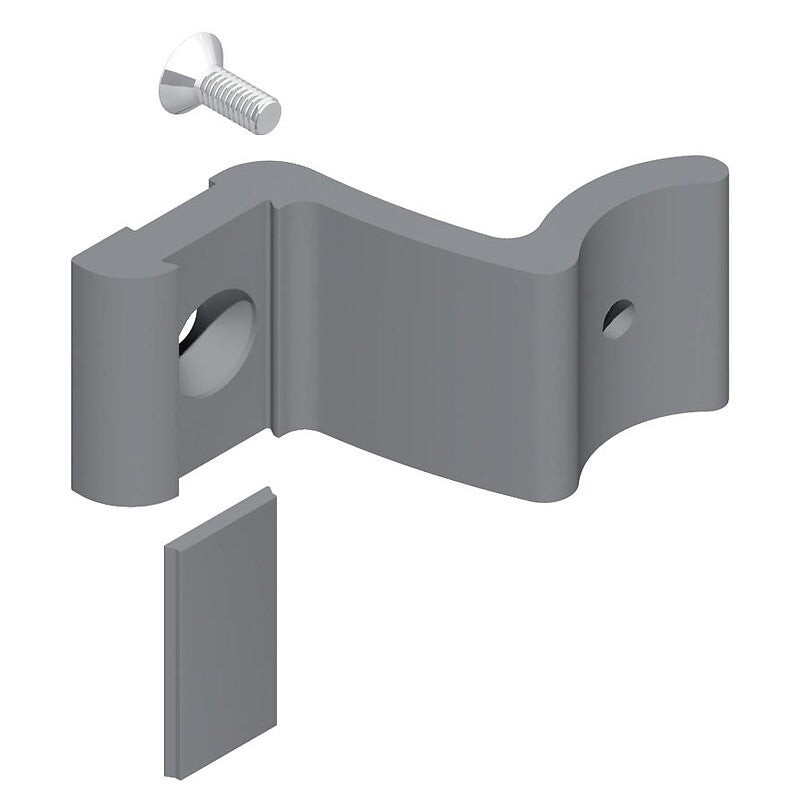 Additional right support 7337 gray aluminum finish. Discover top-quality construction and hardware products at Nigeria-Materiels.com. We deliver excellence in every order.