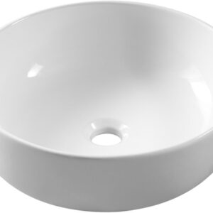 ALTERNA DAILY O countertop washbasin with thin white edge. Shop for premium plumbing and electrical products at Nigeria-Materiels.com. We deliver quality and reliability.