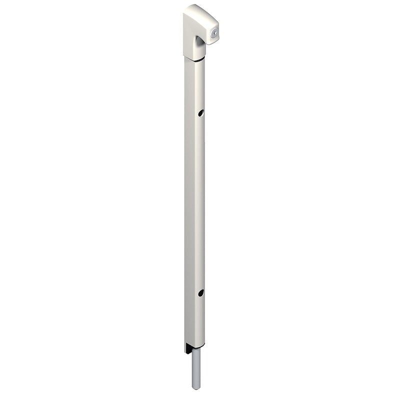 Danaos surface-mounted lock, 231 mm pull, white key. Get the best industrial and construction materials at Nigeria-Materiels.com. We deliver excellence in every order.