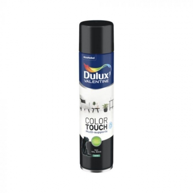 DULUX VALENTINE COLOR TOUCH SATIN BLACK SPRAY 600 ML. Discover top-quality construction and hardware products at Nigeria-Materiels.com. We deliver excellence in every order.