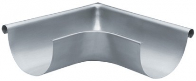 90° EXTERIOR ANGLE 18 Ø BEND - FOR 33 GUTTER - ZINC. Find the best construction and hardware materials at Nigeria-Materiels.com. We are your trusted partner.