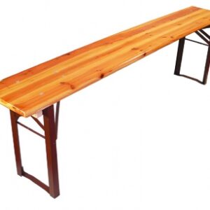 FOLDING BENCH VARNISHED WOOD, CAT.2 - BROWN BASE - LENGTH 160 CM, 2 LEGS. Discover premium construction and electrical products at Nigeria-Materiels.com. We deliver quality and reliability.